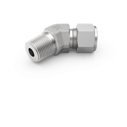 45°弯通 | 双卡套 — 外螺纹