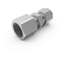 直通穿板 | 双卡套—内螺纹